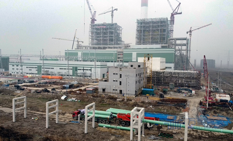 浙能鎮(zhèn)海電廠燃煤機組搬遷改造項目廠外熱網配套工程啟動復工